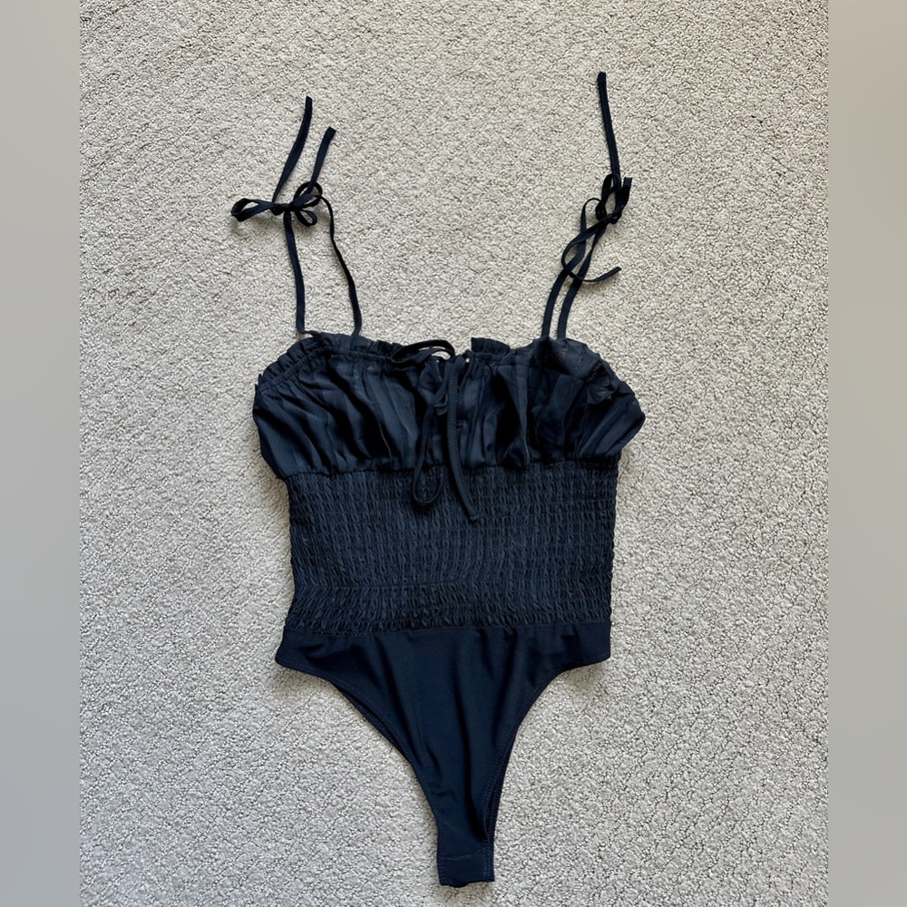 Forever 21 Women’s Ruffle Bodysuit